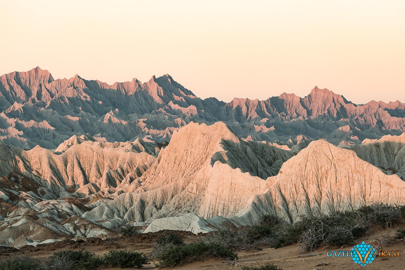 nieznane miejsca marsjańskie góry w iranie