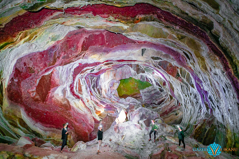 niezwykłe miejsca w iranie jaskinia solna namakdan