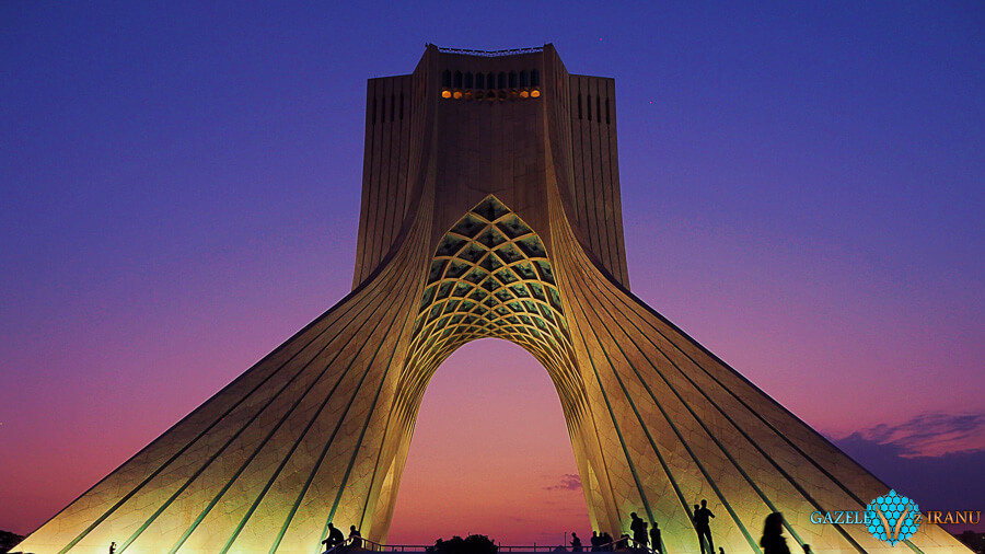 zwiedzanie wieży wolności w teheranie